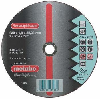 Metabo Flexiarapid Super Inox A 46-U 125 x 1,6 x 22,23 mm (6.16222.00)