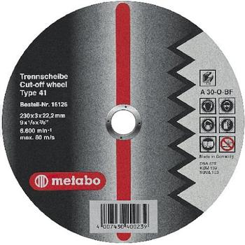 Metabo Flexiamamt Super Alu A 30-O 230 x 3 x 22,23 mm (6.16126.00)