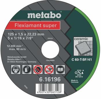 Metabo Flexiamant Super Stein C 60-T 125 x 1,5 x 22,23 mm (6.16196.00)