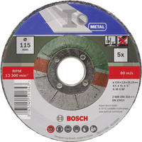 Bosch Accessories A 30 S Bf 2609256332 Trennscheibe Gekr&ouml;pft 115 Mm 5 St. Metall