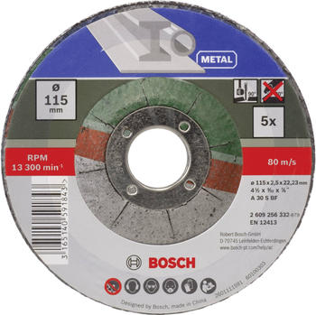 Bosch Trennscheiben-Set gekröpft 5-tlg. (2609256332)