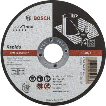 Bosch Best for Inox - Rapido Long Life 125mm (2608602221)