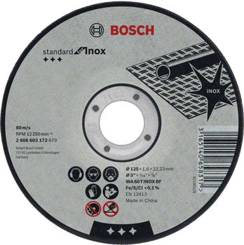 Bosch gerade Standard Inox 125mm (2608603172)