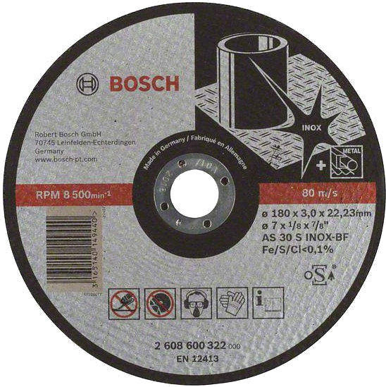Bosch gerade Expert for Inox - Rapido 180mm (2608600322)