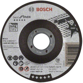 Bosch gekröpft Best for Inox 115mm (2608603495)