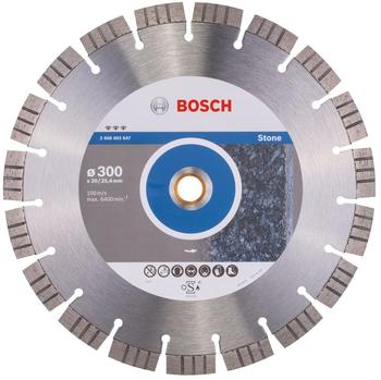Bosch Diamant-Trennscheibe Best for Stone 300 x 20,00+25,40 x 2,8 x 15 mm (2608602647)