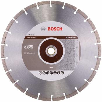 Bosch Diamant-Trennscheibe Professional for Abrasive, 300 x 20,00+25,40 x 2,8 x 10 mm (2608602620)