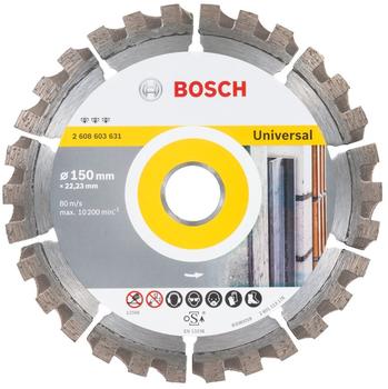 Bosch Diamant-Trennscheibe Best for Universal 150 x 22,2 3 x 2,4 x 12 mm (2608603631)