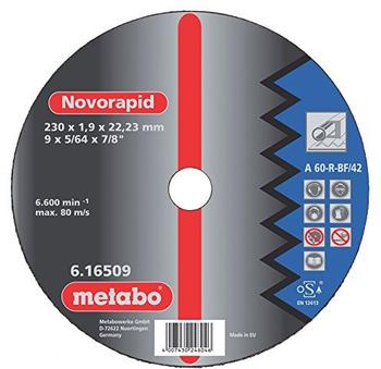 Metabo Novorapid 125 x 1,0 x 22,23 mm Stahl (616506000)