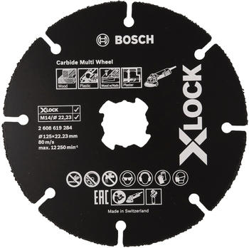 Bosch Carbide Multi Wheel X-Lock 125 x 1,0 mm