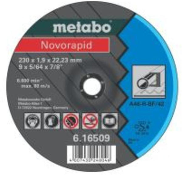 Metabo Novorapid 115 x 1,0 x 22,23 mm, Stahl, TF 41 (616505000)
