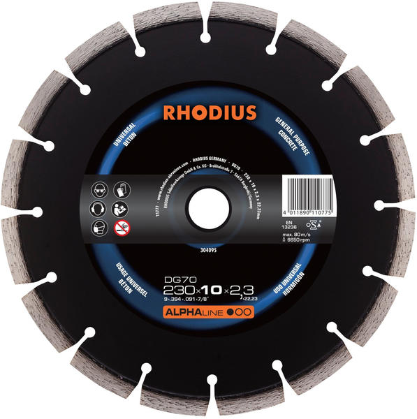 RHODIUS DG70 230 mm (304095)