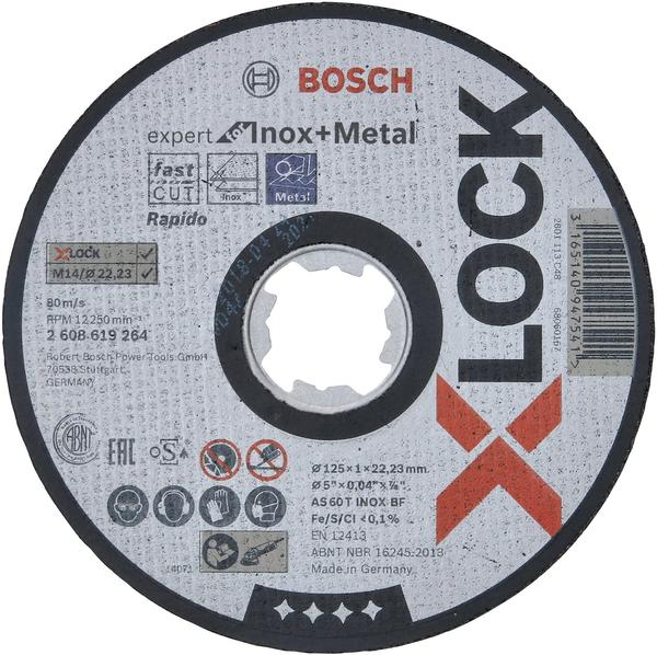 Bosch X-Lock Expert for Inox and Metal 125 mm
