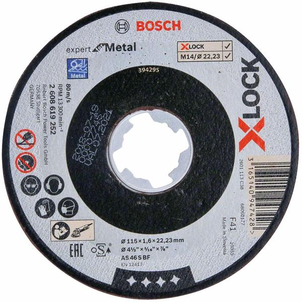 Bosch X-Lock Expert for Metal 115 mm (2608619252)