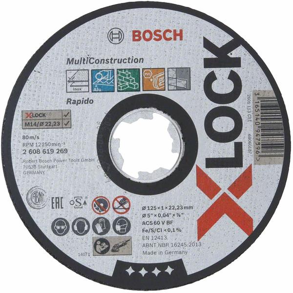 Bosch X-Lock Multi Construction 125 mm (2608619269)