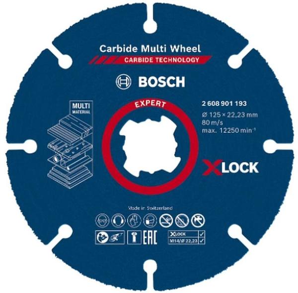 Bosch Expert Carbide Multi Wheel X-LOCK 125 x 1 x 22,23 mm (2608901193)