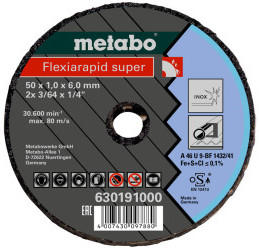 Metabo Flexiarapid Super 76x2,0x6,0 Inox (630194000)