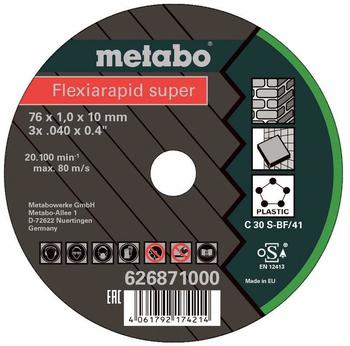 Metabo Flexiarapid Super 76 x 1 x 10 mm (626871000)