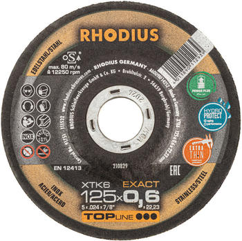 RHODIUS XTK6 EXACT 125 mm (211302)
