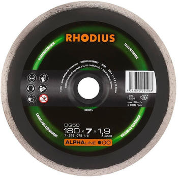 RHODIUS DG50 Ø 180 mm (303055)