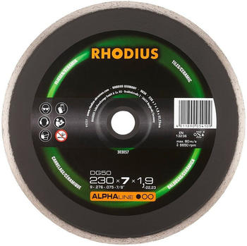 RHODIUS DG50 Ø 230 mm (303057)