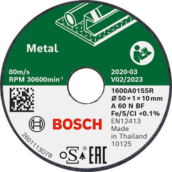 Bosch Accessories 50mm x 10mm (1600A01S5Y)