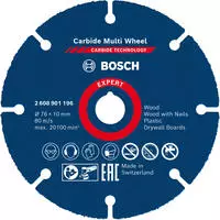 Bosch Professional 2608901196, Bosch Professional Bosch Trennscheibe 76x10 EXPERT