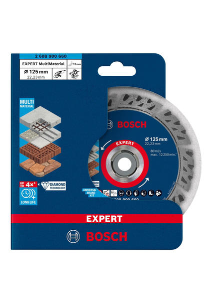Bosch Accessories Expert MultiMaterial 125 x 2,2 x 22,23 mm (2608900660)