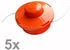 Nemaxx 5x FS1 Fadenspule mit Tippautomatik orange
