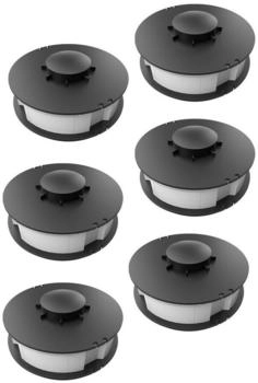 Gartenteile 6 Spulen passend für Elektro Rasentrimmer/Freischneider/Kantentrimmer Einhell RTV 400 RTV 550 RTV 550/1