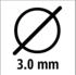 Einhell Original Ersatzfaden Low Noise Line 3,0 für Trimmer und Sensen (gedrehter verdrillter Trimmerfaden 3,0 mm Stärke 15 m Länge besonders leise)