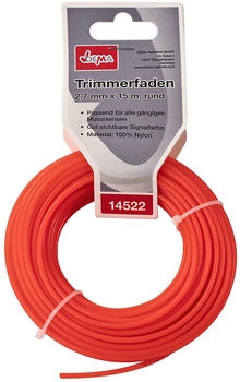 Dema Trimmerfaden 2,7 mm x 15 m rund Nylon Signalfarbe (14522)
