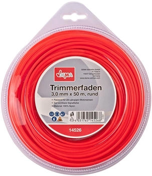 Dema Trimmerfaden 3 mm x 50 m rund Nylon Signalfarbe (926731-14526)