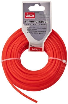 Dema Trimmerfaden Nylon Ø 4 mm x 15 m rund rot (926739-14534)