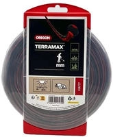 Oval Gedrehter Terramax Freischneiderfaden Rot/schwarz &Oslash;3 Mm/44m Oregon 636778