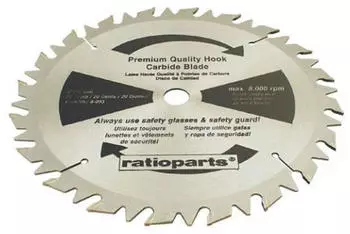 ratioparts Hartmetallmesser 20-Zahn, Ø250mm, Bohrung Ø25,4mm, 1,8/2,8mm (6-090)
