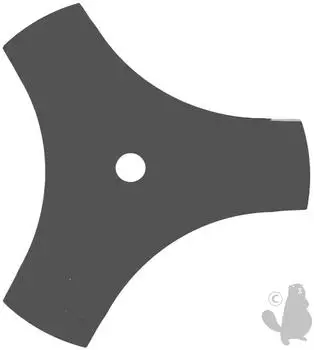 ratioparts 3-Zahnmesser Ersatzmesser f&uuml;r Freischneider 230 x 25,4 x 1,4 mm (3451)