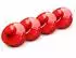 Nemaxx FS2 Tap & Go Fadenspule, Halbautomatik, Doppelfaden, M10x1,25 Links, 2mm, Ø380mm, Rot, 4er-Pack (FS2-4x)