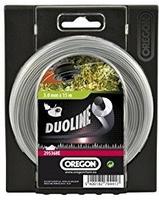 Oregon Trimmerfaden Duoline 295367E, rund, 2,4mm x 15m, Grundpreis: &euro; 0,54 / m