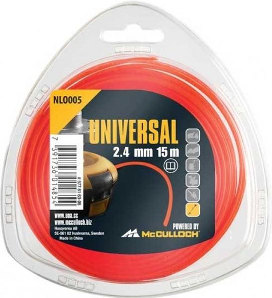 Universal Outdoor Accessories Universal NLO005 Trimmerfaden 2,4mm x 15m