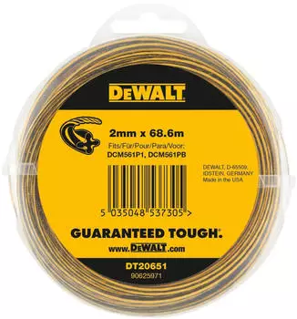 DeWalt Trimmerfaden 2 mm x 68,6 m (DT20651)