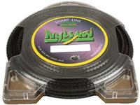 M&auml;hfaden NYLSAW 4,0mm 21m Trimmerfaden 4-Kant gezahnt, Schwarz