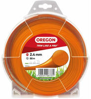 Oregon 69-364-OR, Oregon Faden multicolor orange rund 2.4 mm x 88 m...