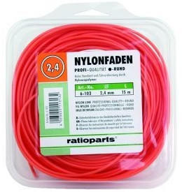 ratioparts Nylonfaden 3,0 mm Copolymer 15m Rund
