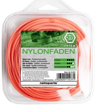 ratioparts Nylonfaden 2,0 mm Copolymer 15m 6-Kant