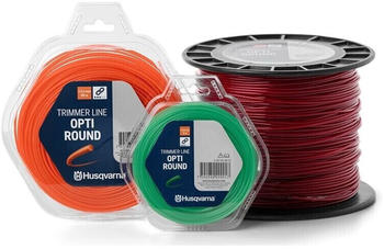 Husqvarna opti round Standard Rund Nylon 3 mm 56m rot