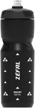 Zéfal Sense Soft 80 800 Ml Water Bottle black