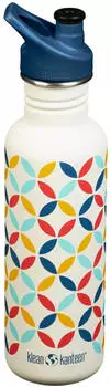 Klean Kanteen Classic (800 ml) Sport Cap retro dot
