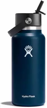 Hydro Flask Wide Mouth 946 ml indigo Flex Straw Cap