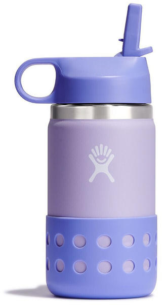 Hydro Flask Kids Wide Mouth Straw Lid & Boot (355ml) violet
